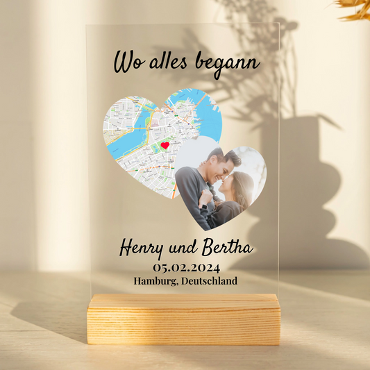 Unser Ereignis Personalisierbare Acryltafel