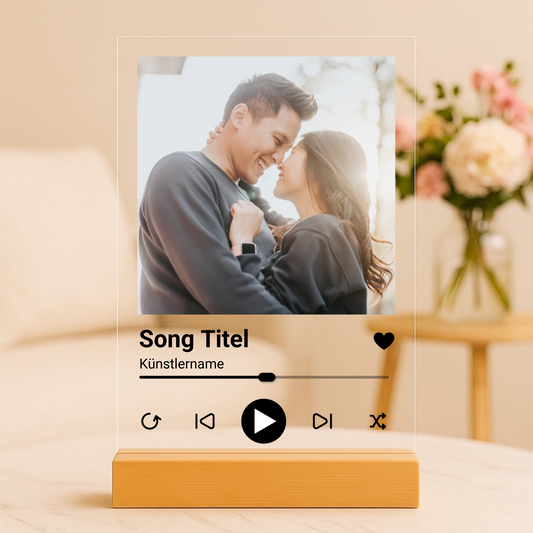 Unser Song Personalisierbare Acryltafel