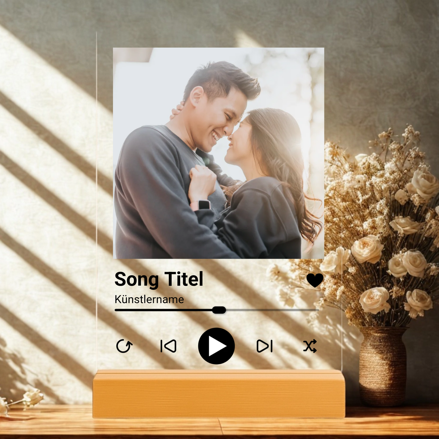 Unser Song Personalisierbare Acryltafel