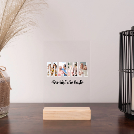 Mama Personalisierbare Acryltafel