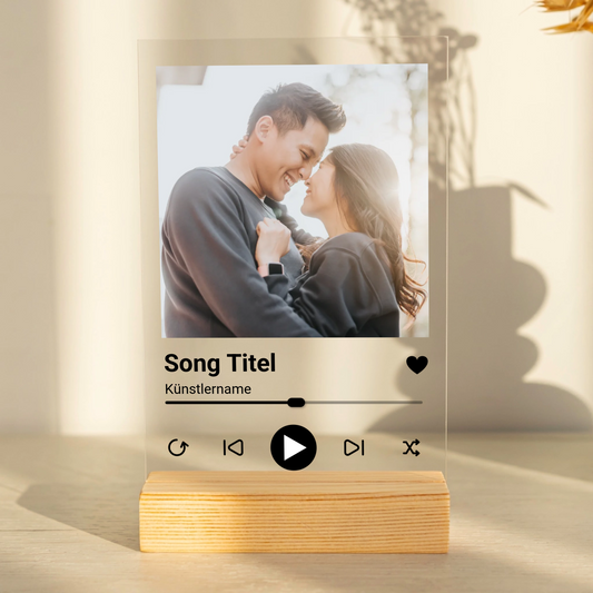 Unser Song Personalisierbare Acryltafel